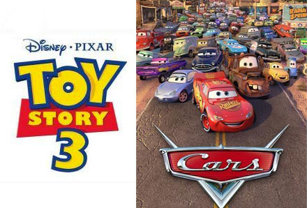 toy story and cars